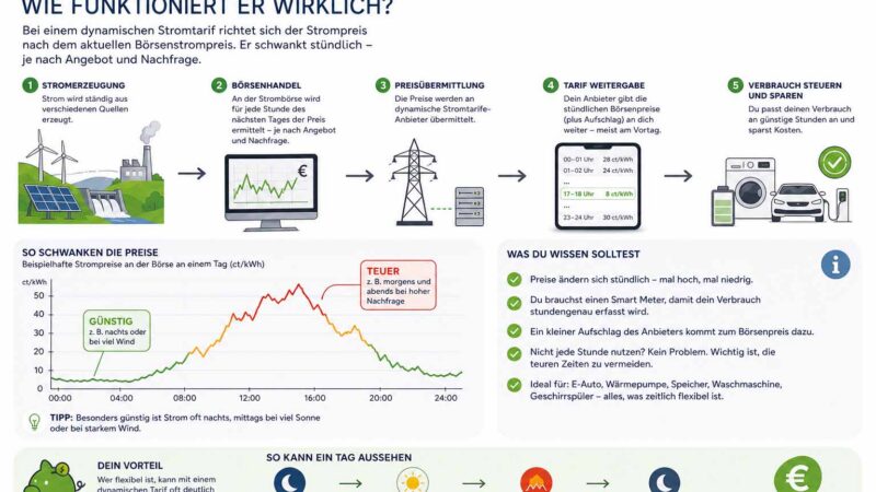 Dynamischer Stromtarif: Wie funktioniert er wirklich?