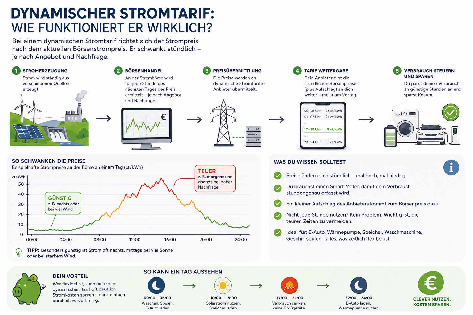 Dynamischer Stromtarif: Wie funktioniert er wirklich?