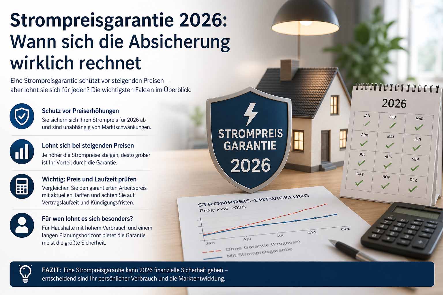 Strompreisgarantie 2026 Wann sich die Absicherung wirklich rechnet