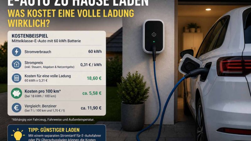 E-Auto zu Hause laden