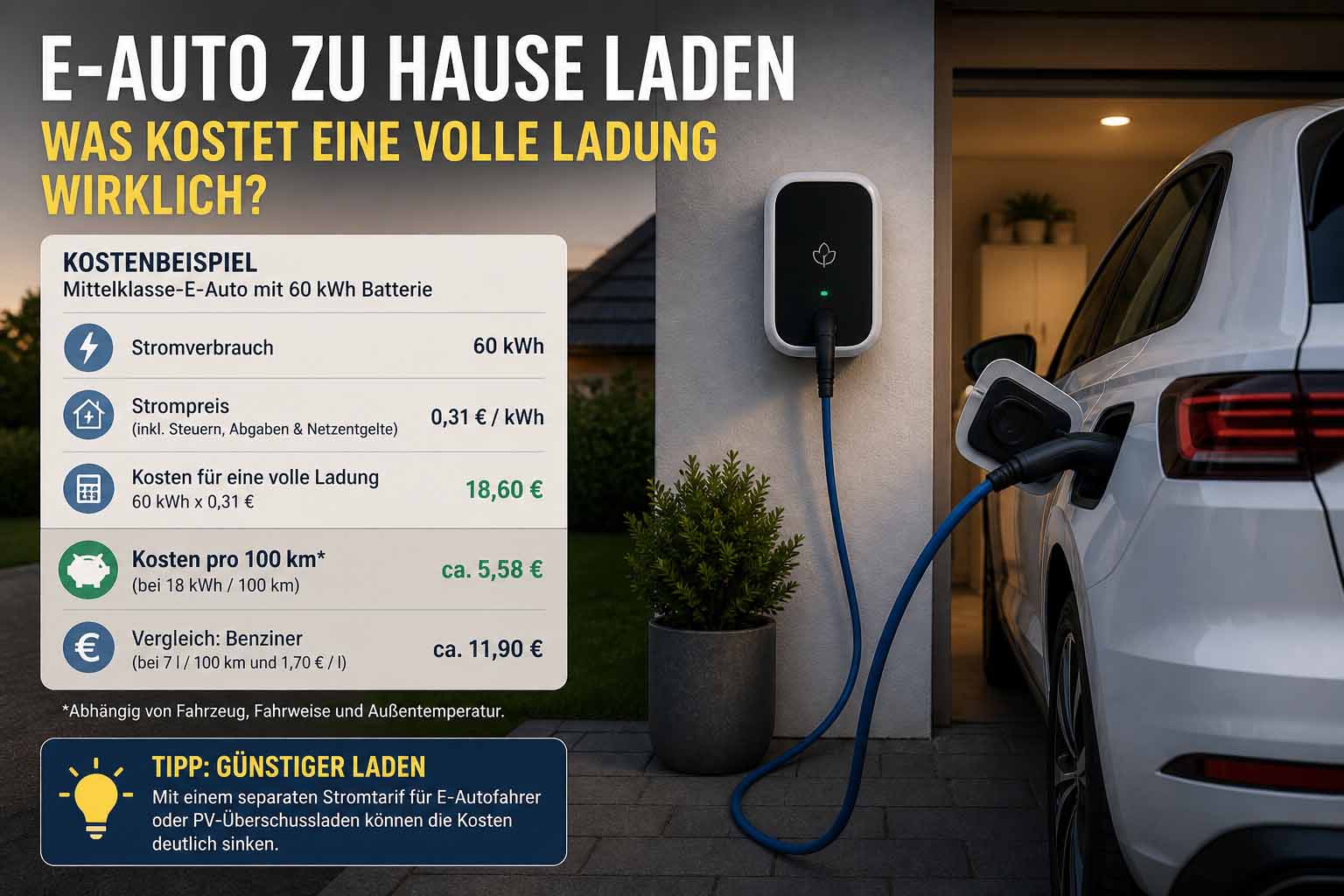 E-Auto zu Hause laden