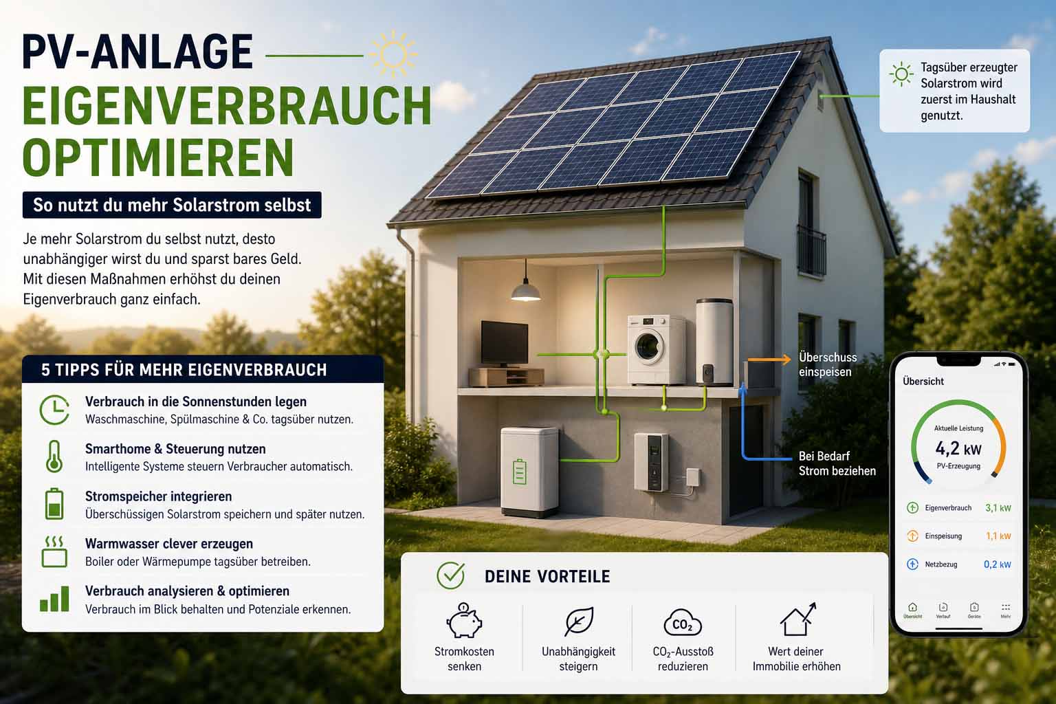 PV-Anlage Eigenverbrauch steigern