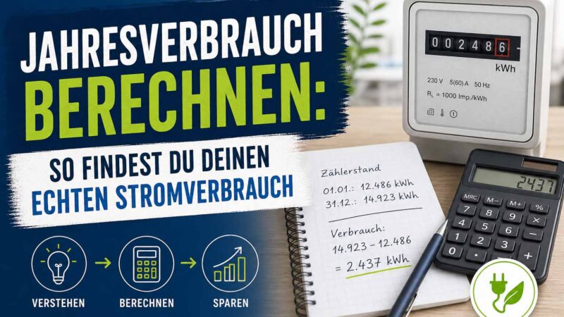 Jahresverbrauch berechnen
