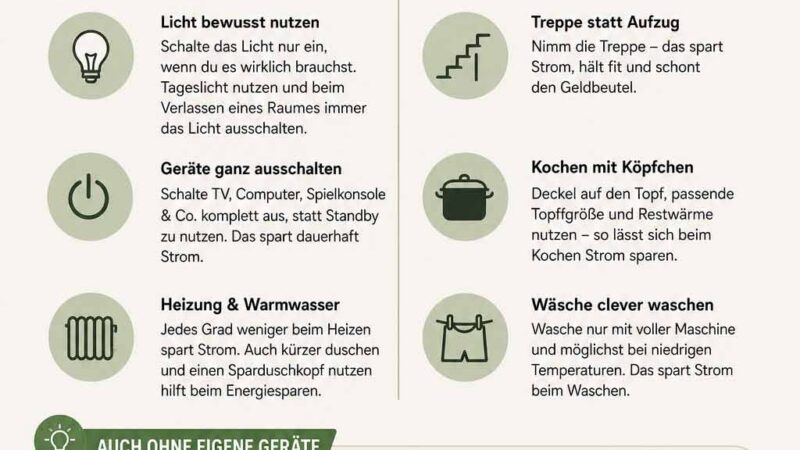 Strom sparen in der Mietwohnung 2